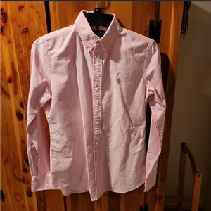 Womens long sleeve Oxford uniform shirt